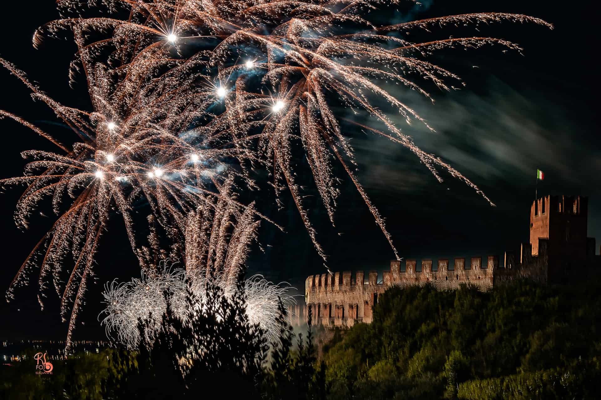 Soave, Festa dell'Uva con fuochi d'artificio al Castello